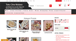 Desktop Screenshot of citra-mutiara.com